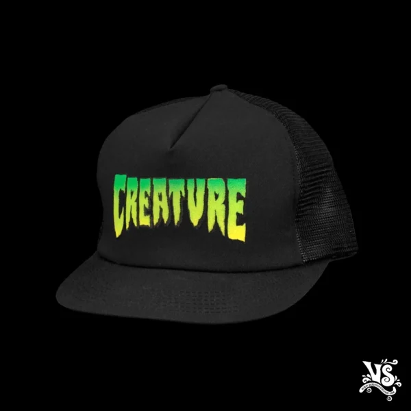 Gorra Creature Logo Mesh Trucker Alto Perfil
