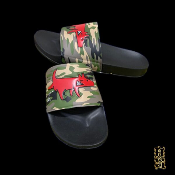 Sandalias Hey Dog Camo Verde - Imagen 2