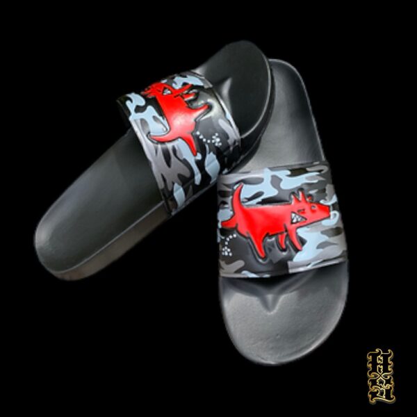 Sandalias Hey Dog Camo Gris - Imagen 3