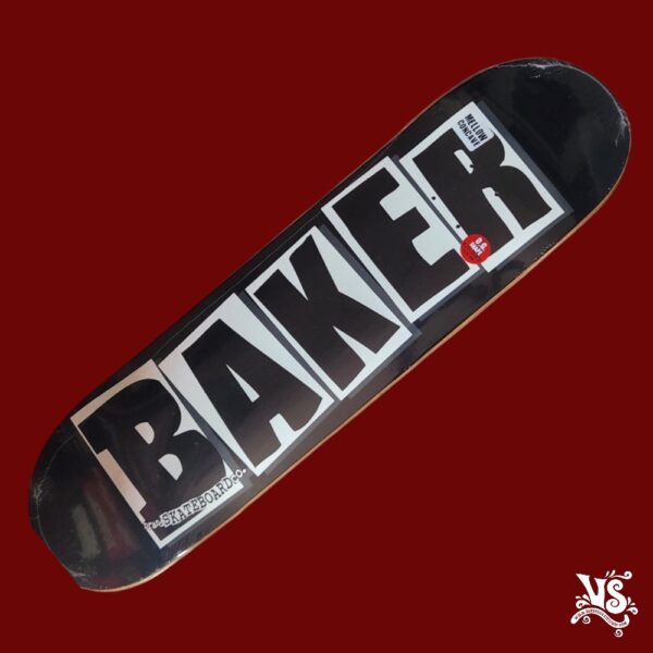 Tabla Baker Brand Logo Blanco y Negro