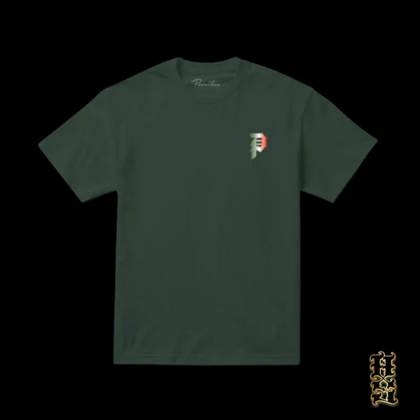 Playera Primitive Por Vida Heavyweight Verde - Imagen 2