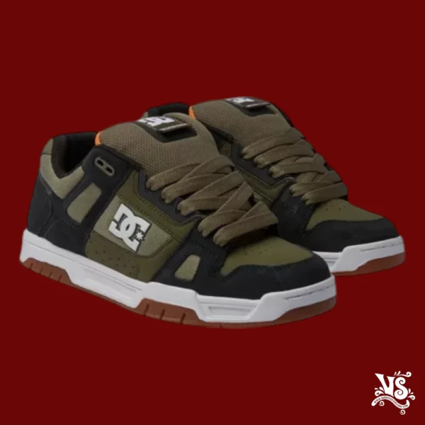 Tenis DC Stag Army Olive - Imagen 3