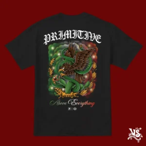 Playera Primitive por vida black