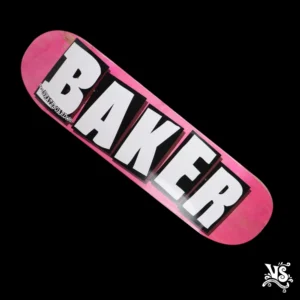 Tabla Baker Skateboard Deck Logo Veneers B2 Pink