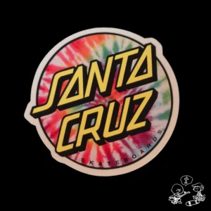 Sticker Santa Cruz tyedie