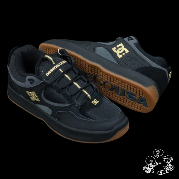 Tenis DC Kalynx Zero black gold - Imagen 2