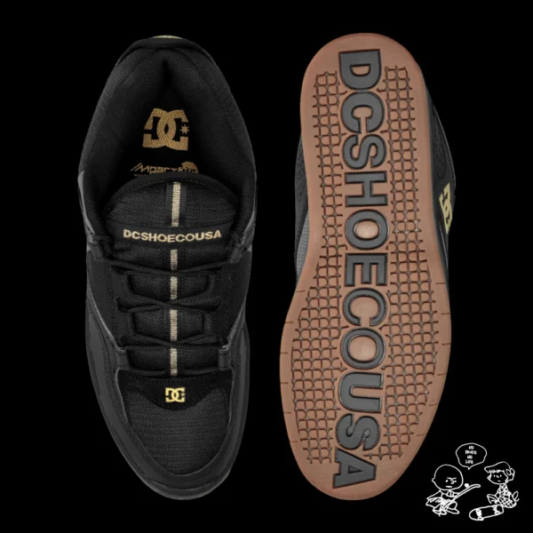 Tenis DC Kalynx Zero black gold - Imagen 3