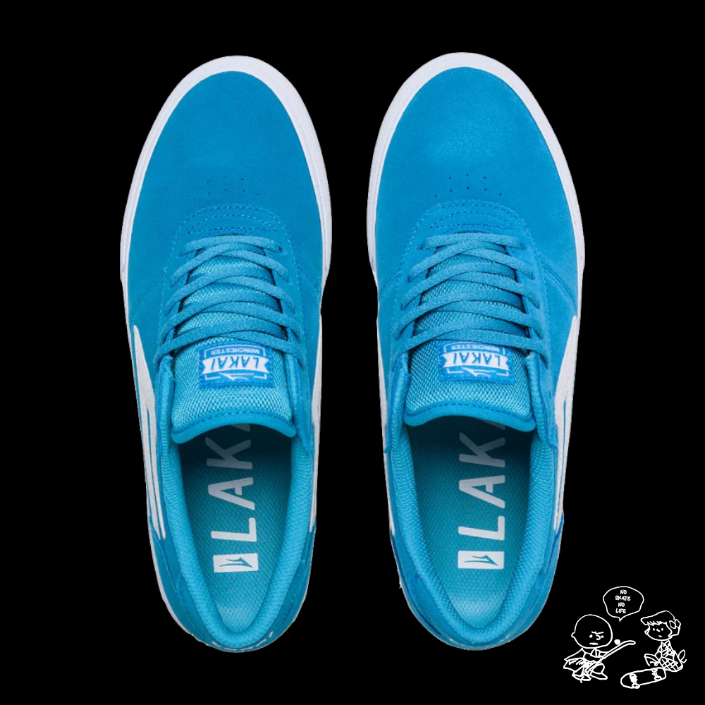 Tenis Lakai Manchester cyan suede - Imagen 3