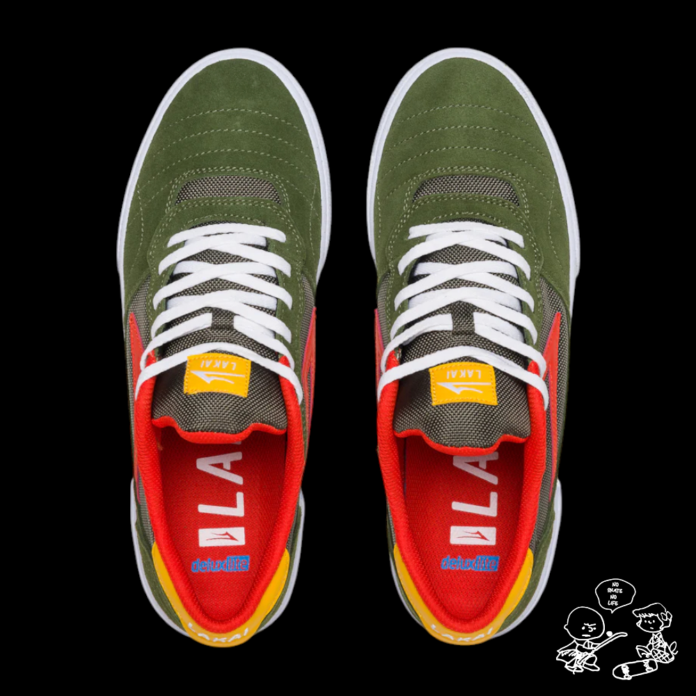 Tenis Lakai Cambridge Olive Yellow - Imagen 2