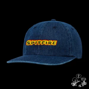 Gorra Spitfire Flames Script Denim