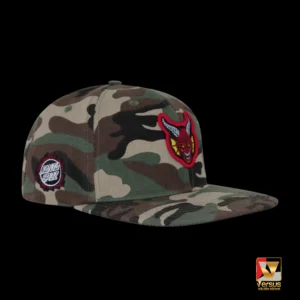 Gorra Santa Cruz x Stranger Things Hellfire Club camo